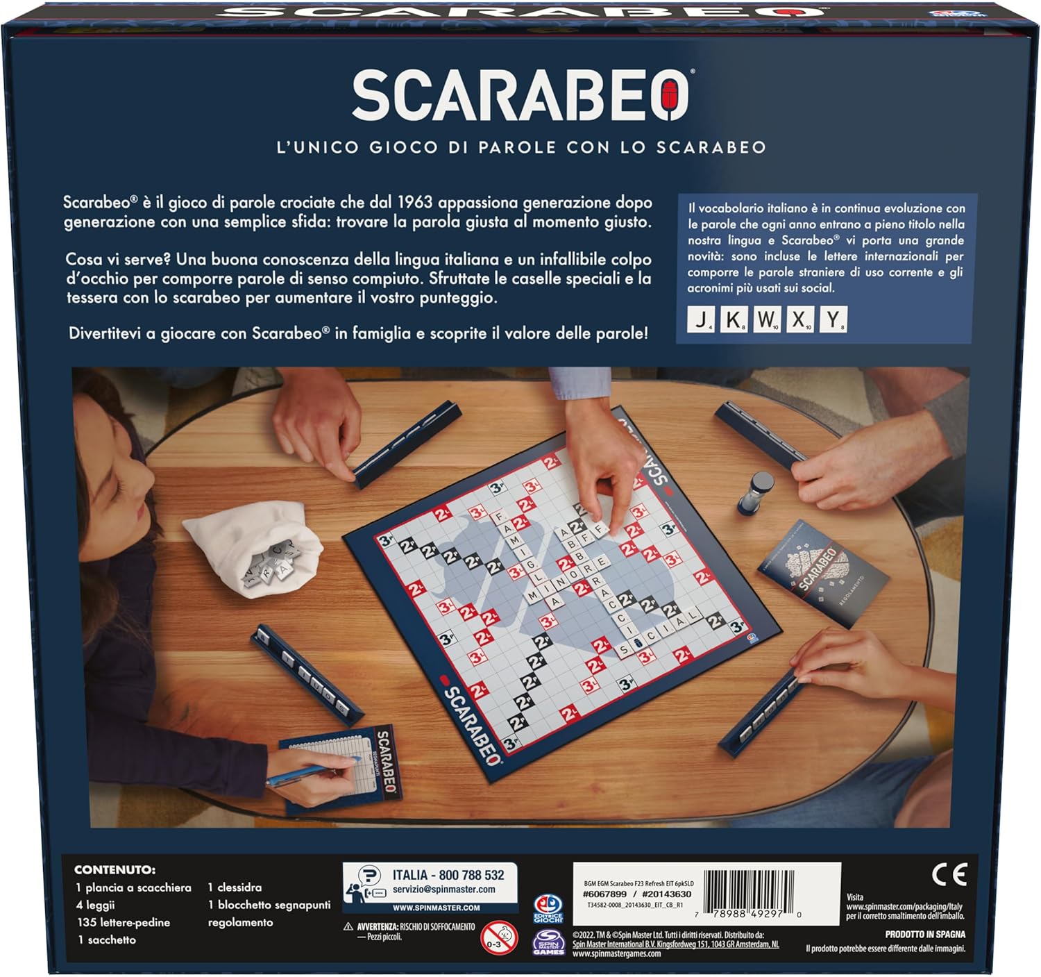 Gioco Da Tavolo SCARABEO NUOVA EDIZIONE