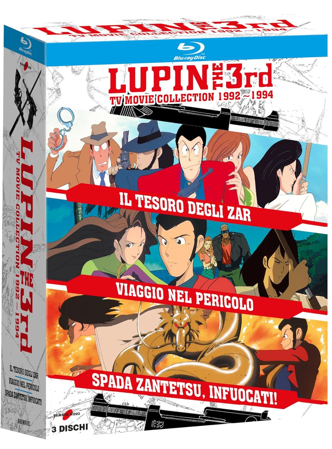 LUPIN III - TV MOVIE COLLECTION 1992-1994 (Blu-Ray)