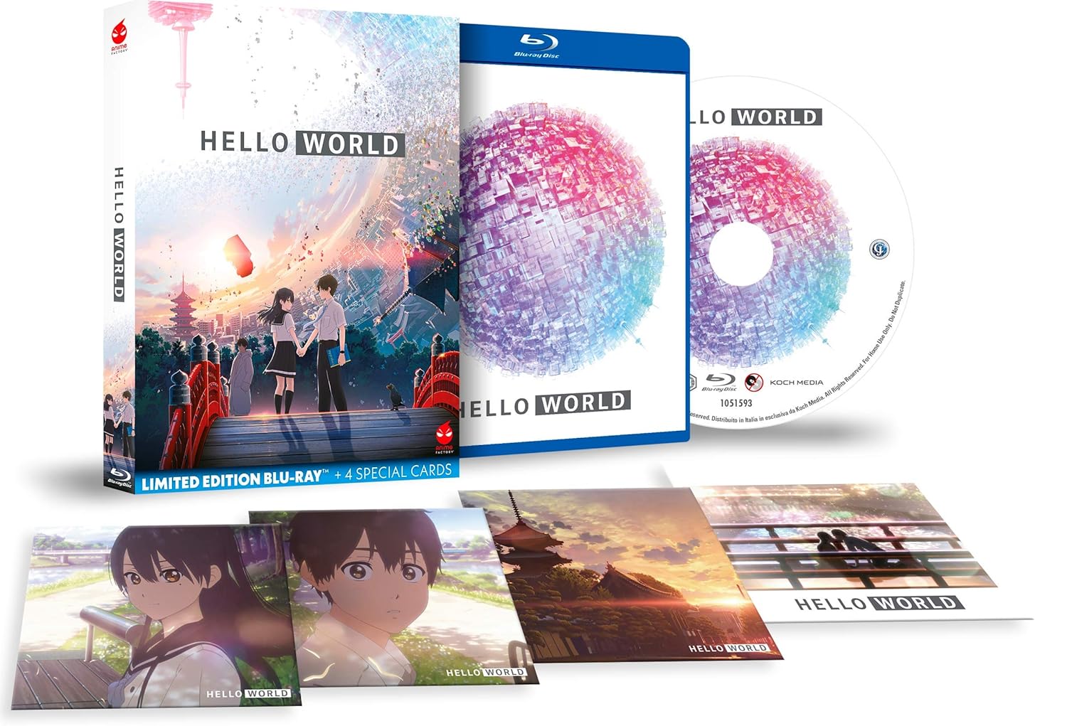 HELLO WORLD LIMITED EDITION BLU-RAY / 4 CARD