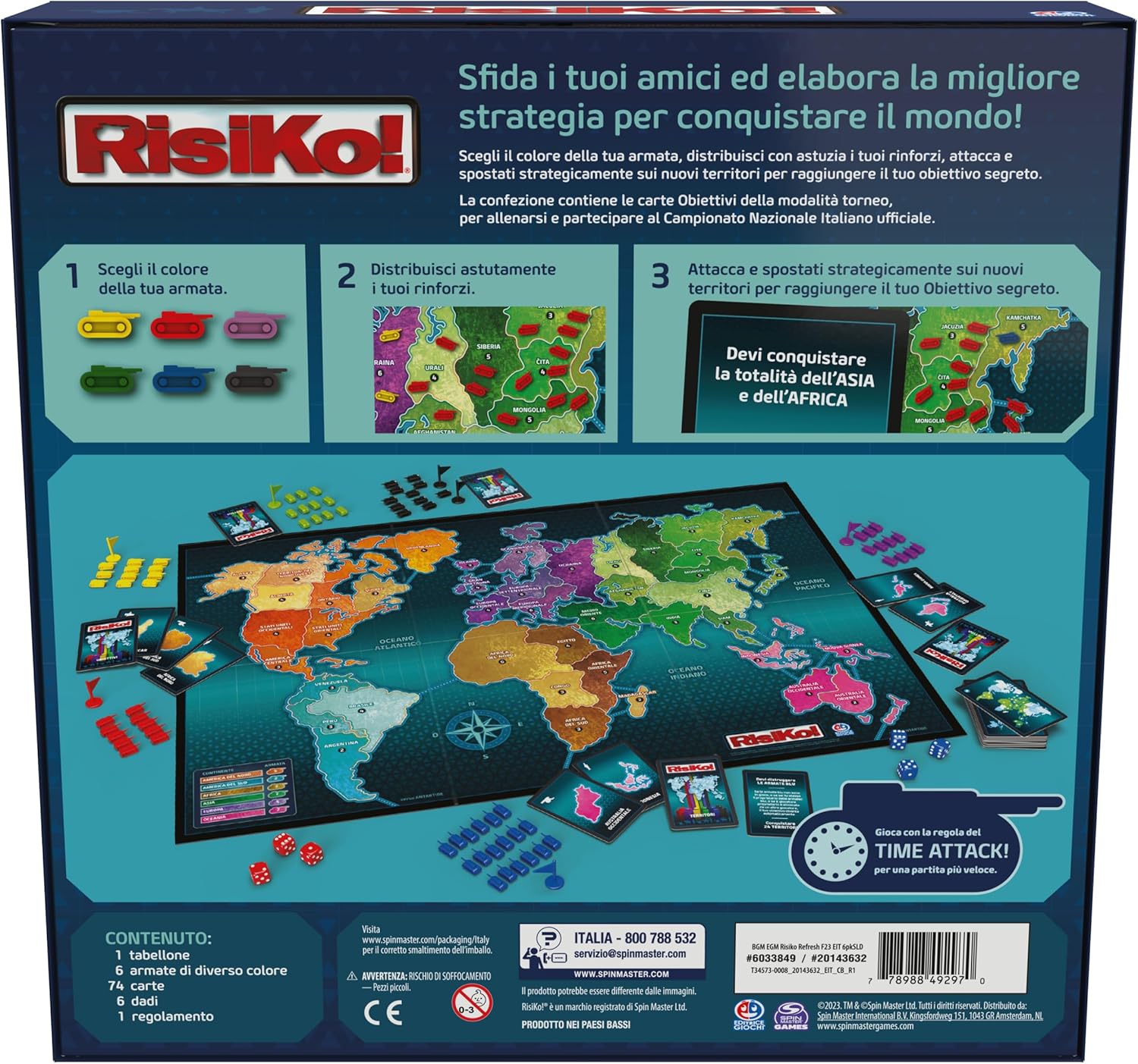 RISIKO! 4° EDIZIONE Gioco Da Tavolo